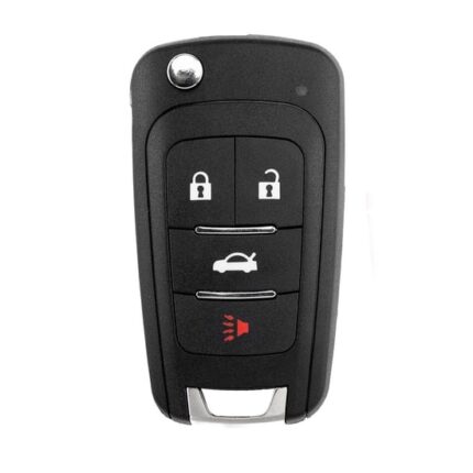 Xhorse VVDI Key Tool VVDI2 Flip Wireless Remote Key 4 Button GM Type XKHO24EN