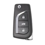 XHORSE VVDI Key Tool VVDI2 Universal Wire Remote Key 3 Buttons Toyota Style XKTO00EN