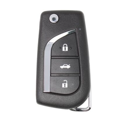 XHORSE VVDI Key Tool VVDI2 Universal Wire Remote Key 3 Buttons Toyota Style XKTO00EN