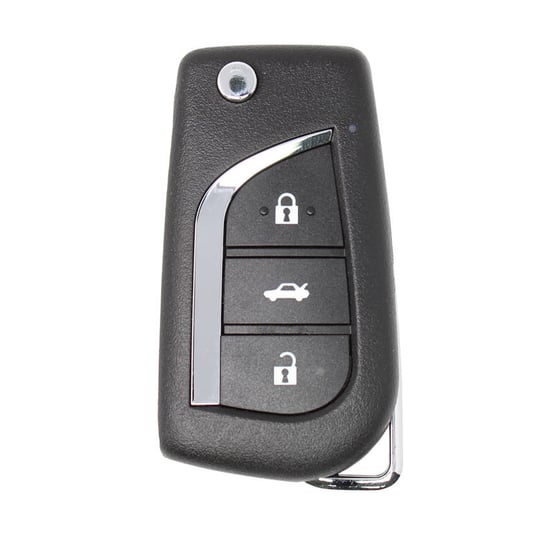 XHORSE VVDI Key Tool VVDI2 Universal Wire Remote Key 3 Buttons Toyota Style XKTO00EN XHORSE VVDI Key Tool VVDI2 Universal Wire Remote Key 3 Buttons Toyota Style XKTO00EN