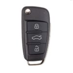 Xhorse VVDI Key Tool VVDI2 Wire Flip Remote Key 3 Button Audi Type XKA620EN