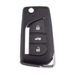 Xhorse VVDI Key Tool VVDI2 Wire Flip Remote Key 3 Button Toyota Type XKTO20EN