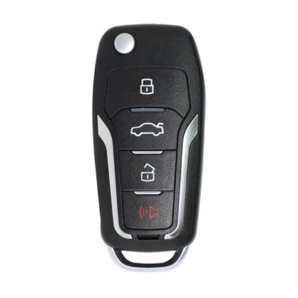 Xhorse VVDI Key Tool VVDI2 Wire Flip Remote Key 4 Buttons Ford Style XKFO01EN