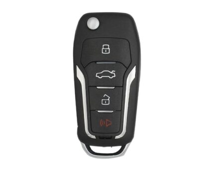 Xhorse VVDI Key Tool VVDI2 Wireless Flip Remote Key 3+1 Button Ford Type XNFO01EN