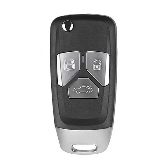 Xhorse VVDI Key Tool VVDI2 Wireless Flip Remote Key 3 Button Audi Style XNAU01EN Xhorse VVDI Key Tool VVDI2 Wireless Flip Remote Key 3 Button Audi Style XNAU01EN