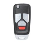 Xhorse VVDI Key Tool Wire Flip Remote Key 3+1 Buttons Audi Style XKAU22EN