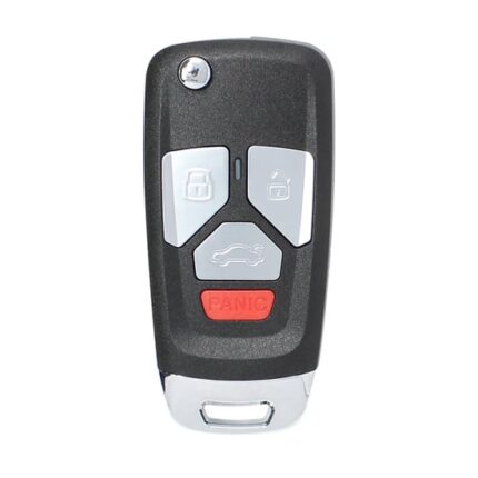 Xhorse VVDI Key Tool Wire Flip Remote Key 3+1 Buttons Audi Style XKAU22EN