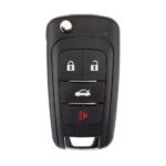 Xhorse VVDI Key Tool Wire Flip Remote Key 3+1 Buttons GM Style XKBU21EN