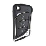 Xhorse VVDI Key Tool Wire Flip Remote Key 3 Buttons Knife Style XKLKS2EN