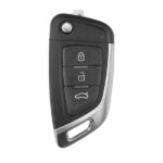 Xhorse VVDI Key Tool Wire Flip Remote Key 3 Buttons New BMW Style XKKF06EN With Chip Holder