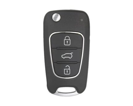 Xhorse VVDI Key VVDI2 Tool Wireless Flip Remote Key 3 Buttons KIA Hyundai Knife Style XNHY02EN