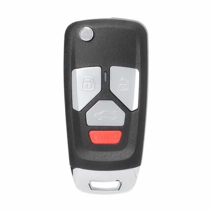 Xhorse VVDI VVDI2 Wire Flip Remote Key 3+1 Button Audi Style XKAU02EN