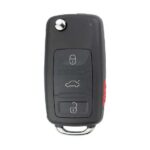 Audi A8 Flip Remote Key Shell 3+1 Buttons