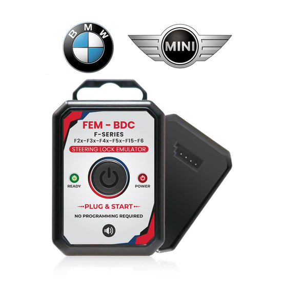 BMW Mini Cooper F-SERIES FEM / BDC F2x, F3x / FEM, · F15, F16, F4x, F5x BDC Steering Lock Emulator