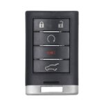 Cadillac 2012 Smart Remote Key Shell 5 Buttons With Laser Blade