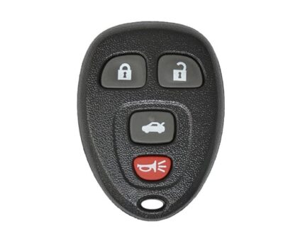 Chevrolet GMC 2008-2012 Remote Key Shell 3+1 Button with Battery Holder