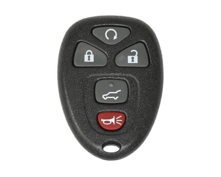 Chevrolet GMC 2008 Remote Key Shell 4+1 Button with Battery Holder
