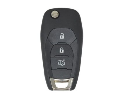 Chevrolet Modern Flip Remote Key Shell 3 Buttons
