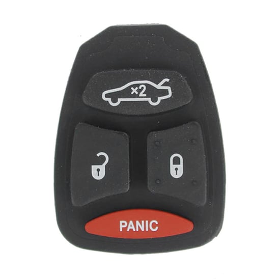Chrysler Dodge Jeep Remote Rubber 4 Button Chrysler Dodge Jeep Remote Rubber 4 Button