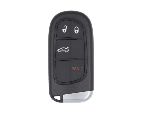 Chrysler Dodge Jeep Smart Remote Key Shell 3+1 Button Sedan Trunk Type