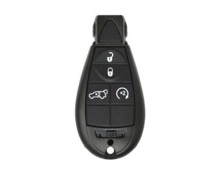 Chrysler Jeep Dodge Fobik Remote Key Shell 4 Button Without Panic
