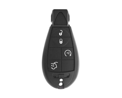 Chrysler Jeep Dodge Fobik Remote Key Shell 4 Buttons Without Panic