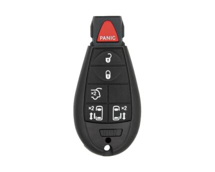 Chrysler Jeep Dodge Fobik Remote Key Shell 5+1 Button Side Doors