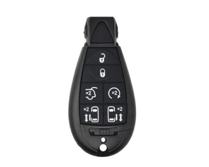 Chrysler Jeep Dodge Fobik Remote Key Shell 6 Buttons Without Panic