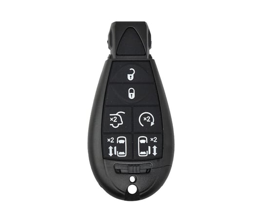 Chrysler Jeep Dodge Fobik Remote Key Shell 6 Buttons Without Panic Chrysler Jeep Dodge Fobik Remote Key Shell 6 Buttons Without Panic