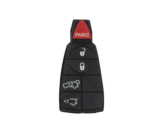 Chrysler Jeep Dodge Remote Key Rubber 4+1 Button SUV Trunk Type Chrysler Jeep Dodge Remote Key Rubber 4+1 Button SUV Trunk Type