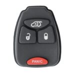 Chrysler Jeep Dodge Remote Key Rubber 4 Buttons Small Size