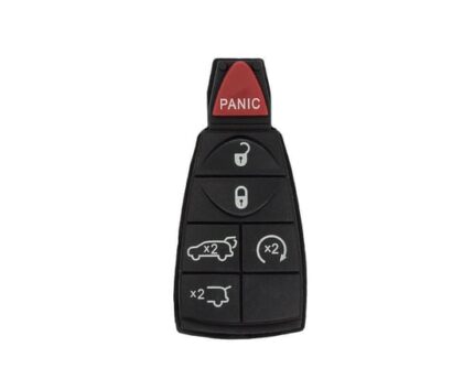 Chrysler Jeep Dodge Remote Key Rubber 5+1 Button SUV Trunk and Engine Start Type