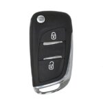 Citroen Flip Remote Key Shell 2 Button without Battery Holder