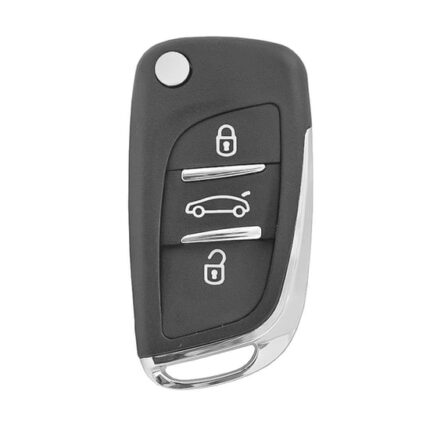 Citroen Flip Remote Key Shell 3 Button Without Battery Holder