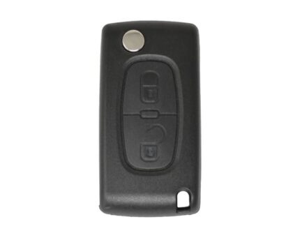Citroen Peugeot 307 Flip Remote Key Shell 2 Buttons HU83 Blade