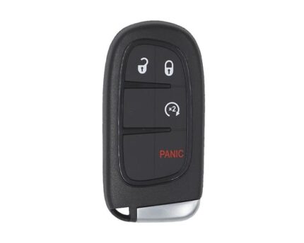 Dodge Jeep 2014-2022 Smart Remote Key Shell 3+1 Button Auto Start Type