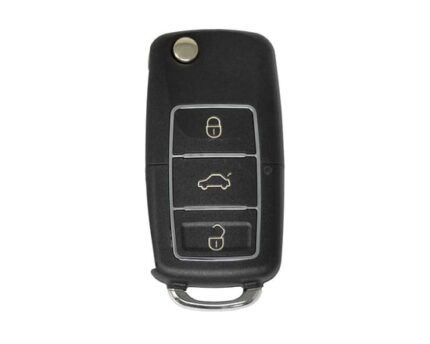 Face to Face Universal Copier Flip Remote Key 3 Buttons 433MHz VW Chrome Type RD264