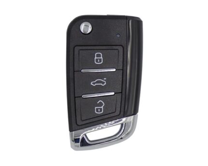Face to Face Universal Flip Remote Key 3 Buttons 433MHz Volkswagen MQB Type