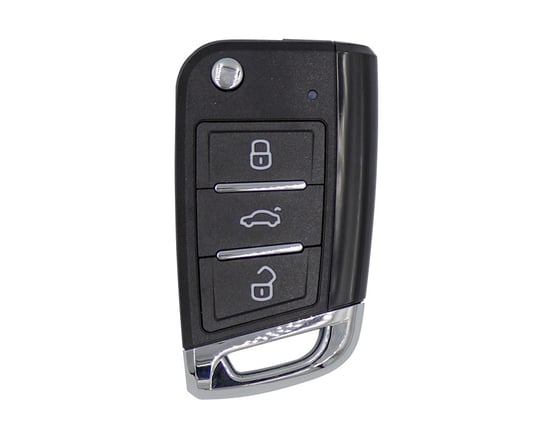 Face to Face Universal Flip Remote Key 3 Buttons 433MHz Volkswagen MQB Type