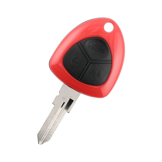 Ferrari Non-Flip Remote Key Shell 3 Buttons Normal Blade Red Color Ferrari Non-Flip Remote Key Shell 3 Buttons Normal Blade Red Color