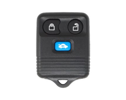 Ford Remote Key Shell 3 Buttons Blue Trunk Button Type
