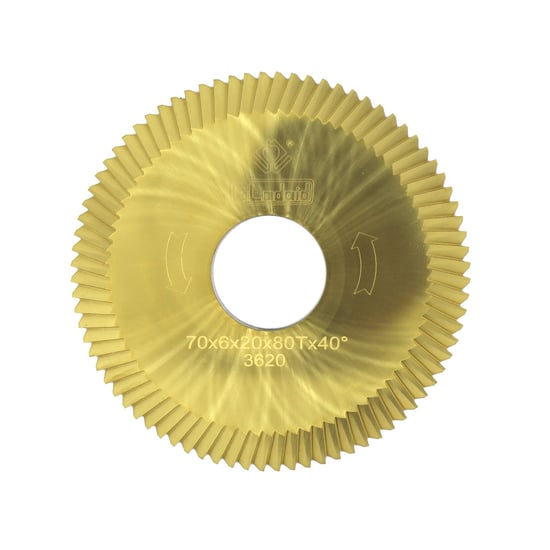 Gladaid Angle Milling Cutter 3620 Size: φ70x6x20x80Tx40° Gladaid Angle Milling Cutter 3620 Size: φ70x6x20x80Tx40°