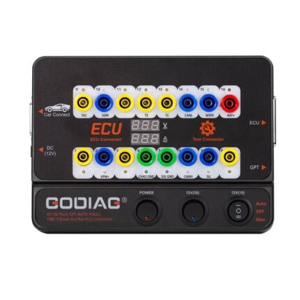 Godiag GT100 Plus Gpt Enet Doip 24V-12V Auto Tools OBD II Break Out Box ECU Connector