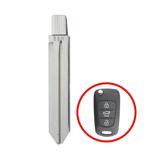 Hyundai Elantra 2012 Genuine Flip Remote Key blade 81996-3X001 Hyundai Elantra 2012 Genuine Flip Remote Key blade 81996-3X001