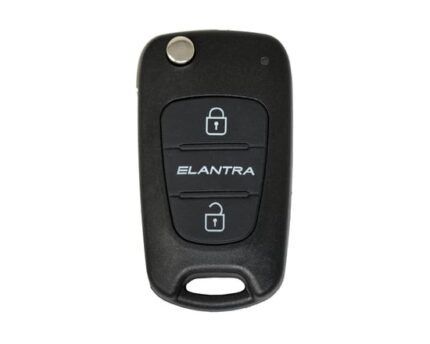Hyundai Elantra Flip Remote Key Shell 2 Button HYN14R