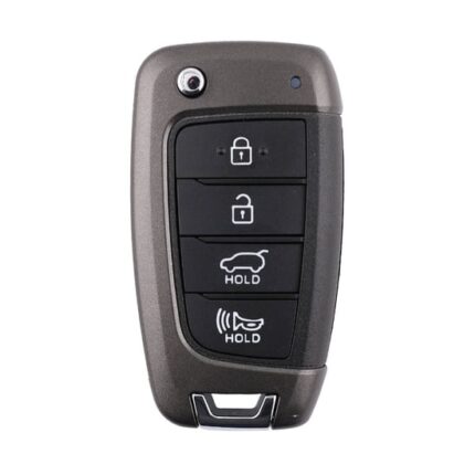 Hyundai Flip Remote Key Shell 3+1 Buttons SUV Trunk