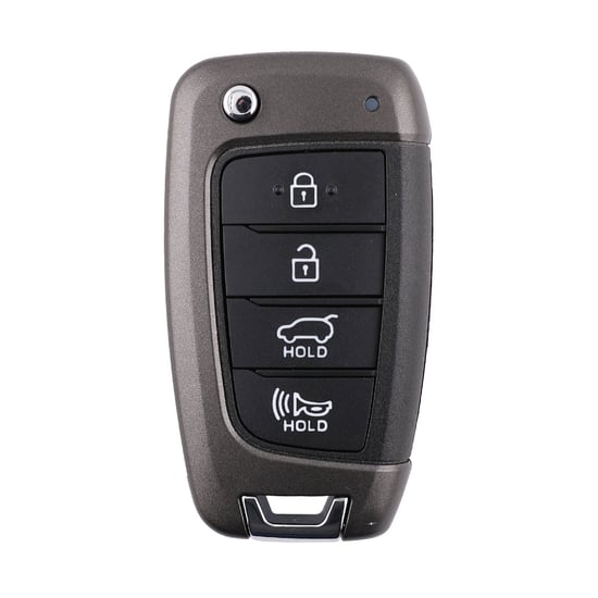 Hyundai Flip Remote Key Shell 3+1 Buttons SUV Trunk