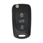 Hyundai Flip Remote Key Shell Big Trunk 3 Button Laser Blade