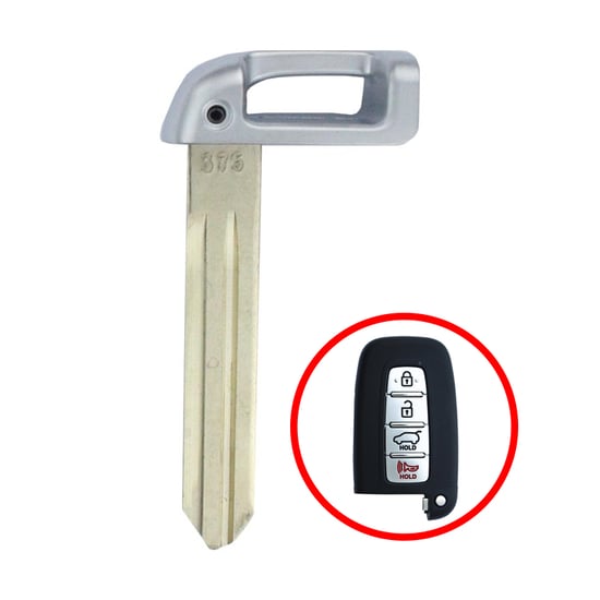 Hyundai Kia Genuine Smart Key blade HYN14R 81996-2M020 Hyundai Kia Genuine Smart Key blade HYN14R 81996-2M020