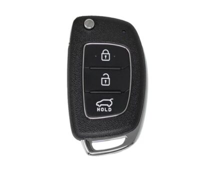 Hyundai Santa Fe 2013-2015 Flip Remote Key Shell 3 Buttons HYN17R Blade